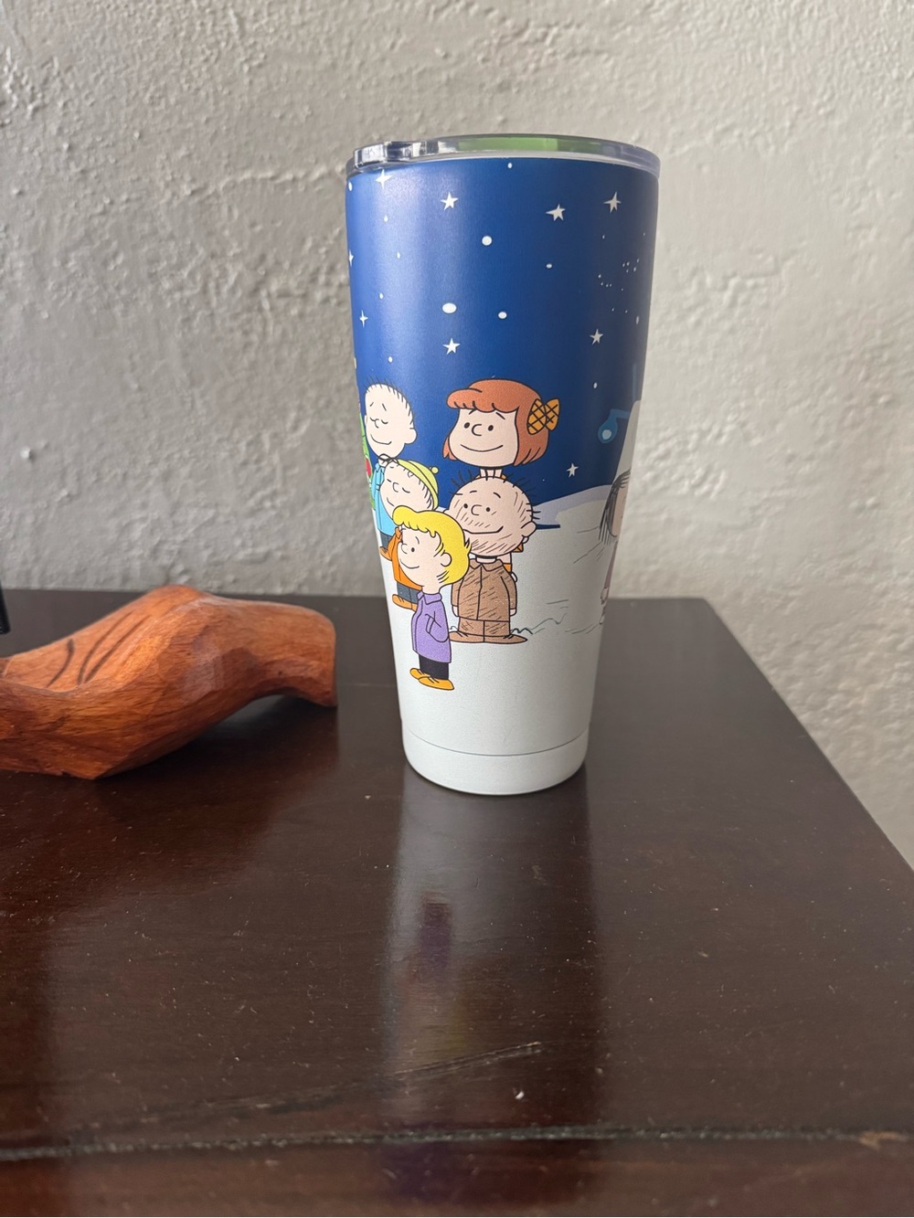 Peanuts Blue and White Holiday Characters Tumbler by Peanuts